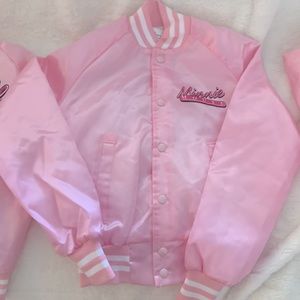 Kids Minnie Mouse bomber jackets
